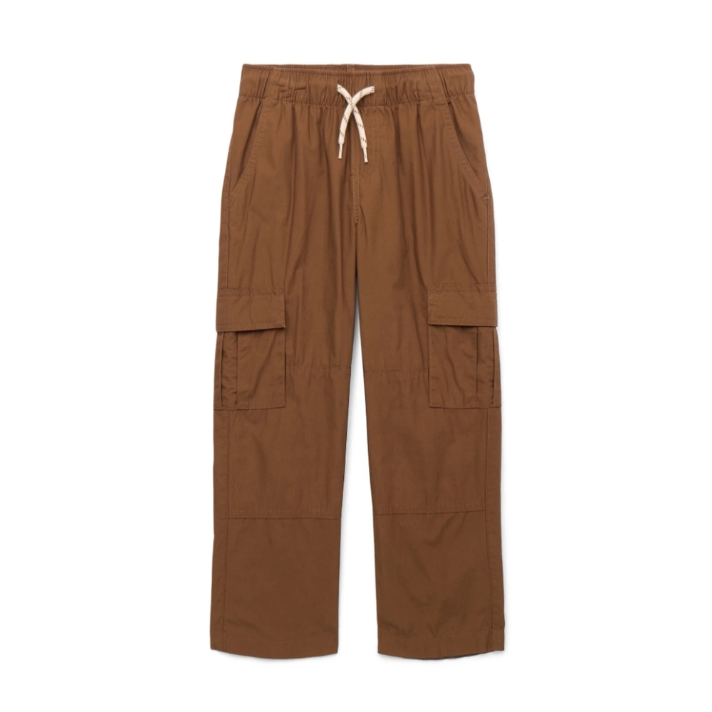 Wonder Nation Boys Size XXL (18) Poplin Cargo Pants Brown Bongo